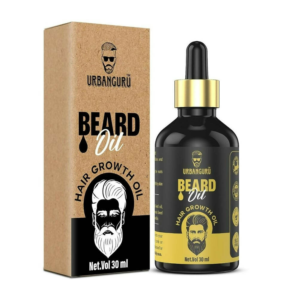 Urbanguru Men'S Beard & Hair Growth Oil Trendia Foods