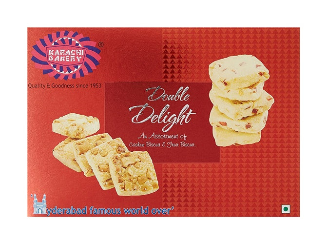 Karachi Bakery Double Delight Fruit Biscuit With Cashew Trendia Foods