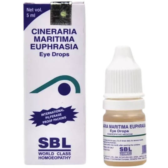 SBL Homeopathy Cineraria Maritima Euphrasia Eye Drops Trendia Foods