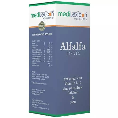 Medilexicon Homeopathy Alfalfa Tonic Trendia Foods