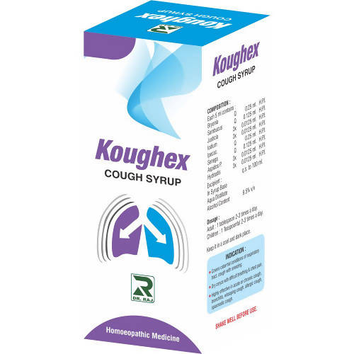 Dr. Raj Homeopathy Koughex Cough Syrup Trendia Foods