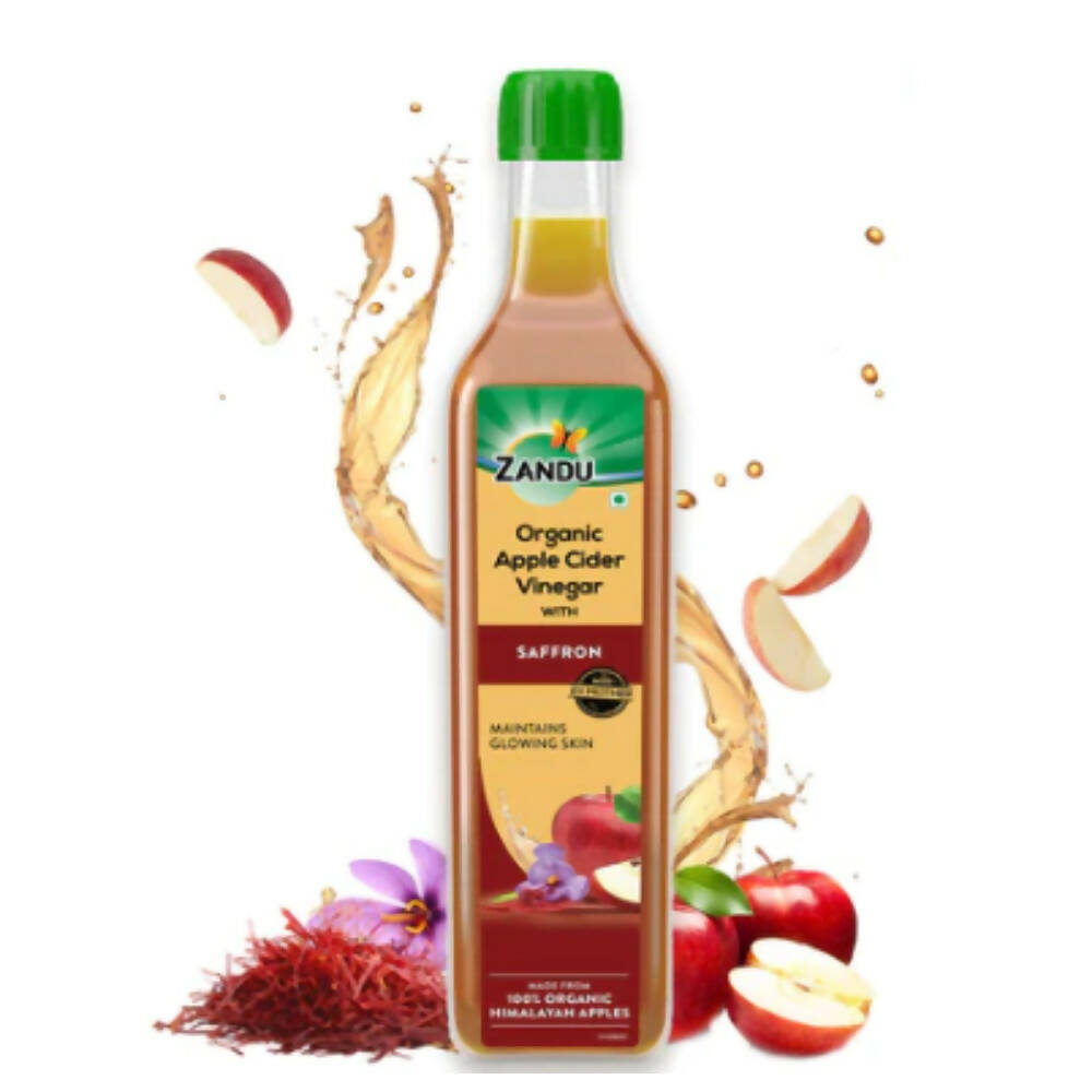 Zandu Organic Apple Cider Vinegar With Saffron Trendia Foods