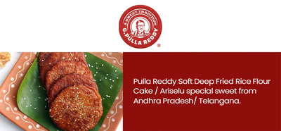 Soft Deep Fried Rice Flour Cake / Ariselu By Pulla Reddy