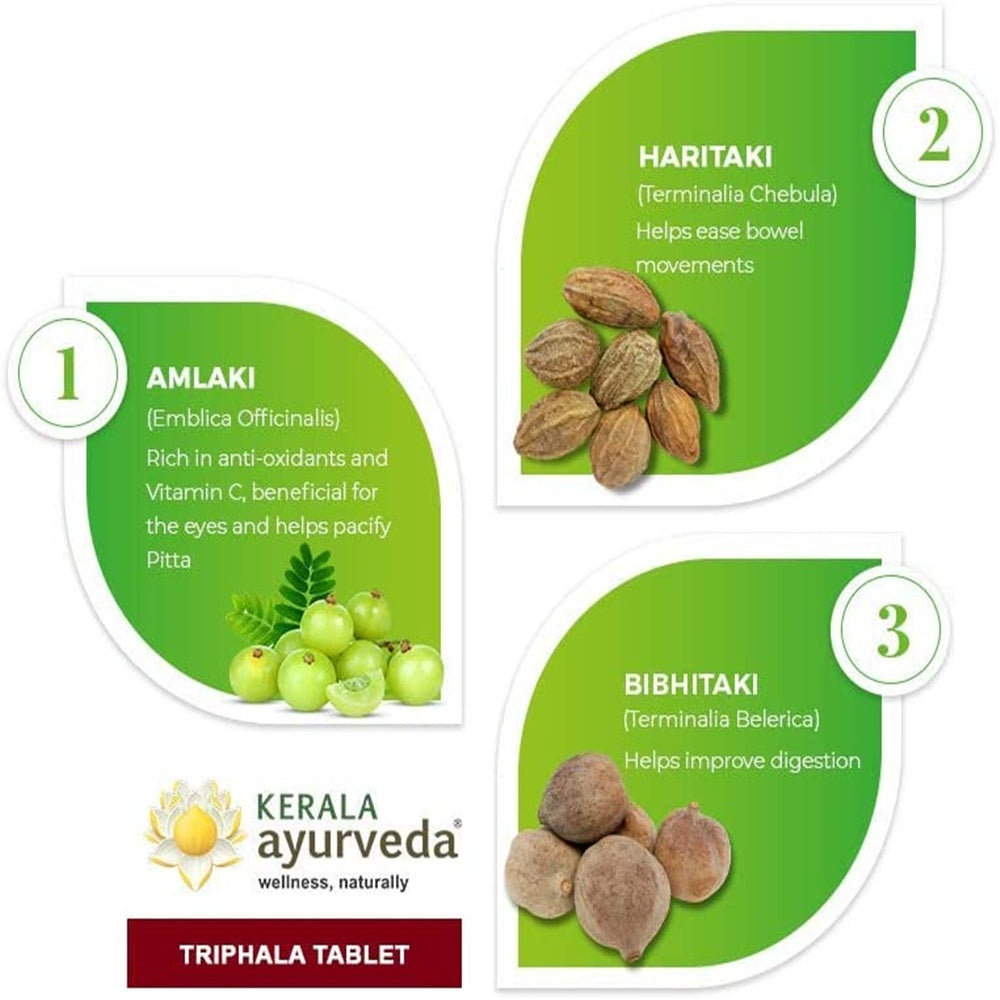Kerala Ayurveda Triphala 100 Tablets Trendia Foods