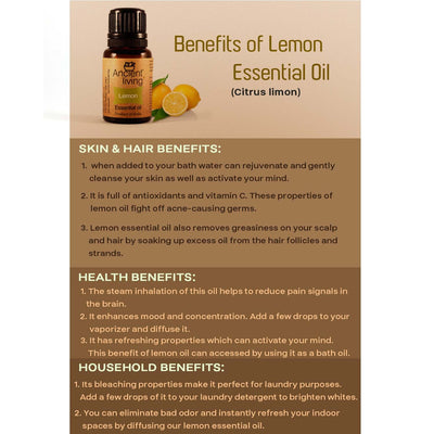 Lemon Essential Oil - Ancient Living