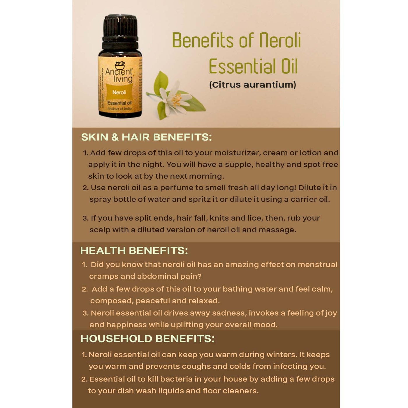 Neroli Essential Oil - Ancient Living