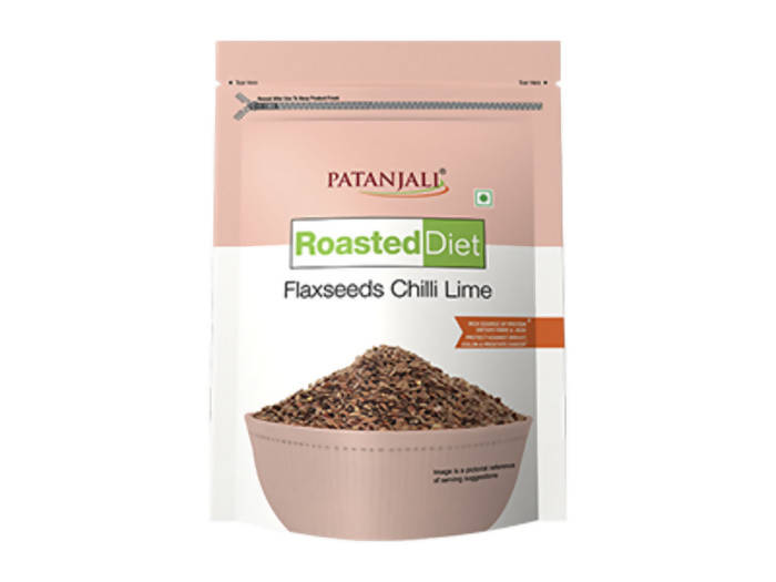 Patanjali Roasted Diet Flaxseed Chill Lime - 150 gm