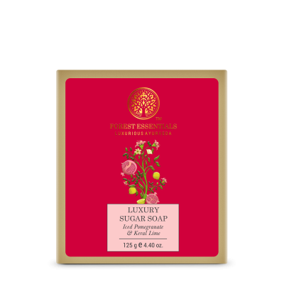 Luxury Sugar Soap Iced Pomegranate & Kerala Lime - Forest Essentials