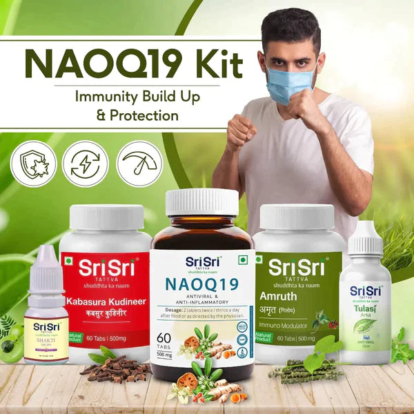 NAOQ19 Kit - Immunity Build-up and Protection - Sri Sri Tattva