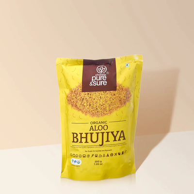 Organic Aloo Bhujia-200 g-Pure & Sure