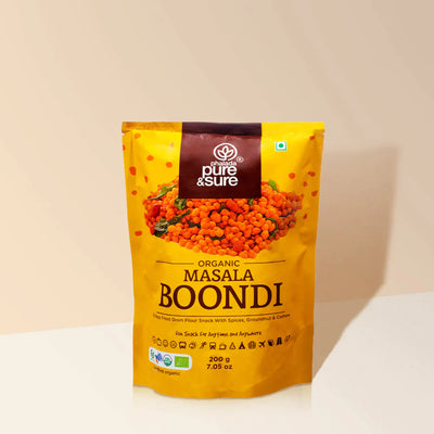 Organic Masala Boondi-200 g-Pure & Sure
