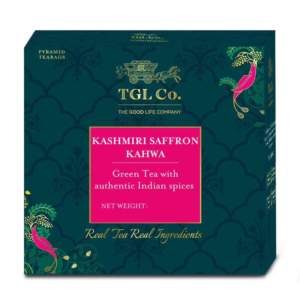 TGL Co. Kashmiri Saffron Kahwa Green Tea