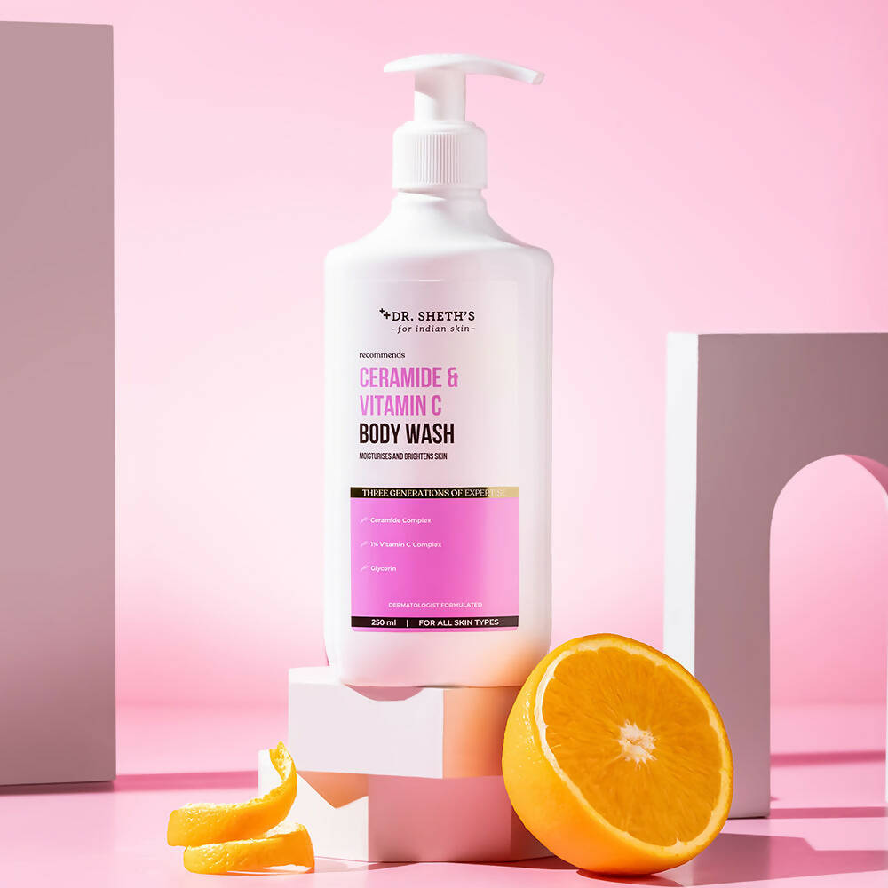 Dr. Sheth'S Ceramide & Vitamin C Body Wash Trendia Foods