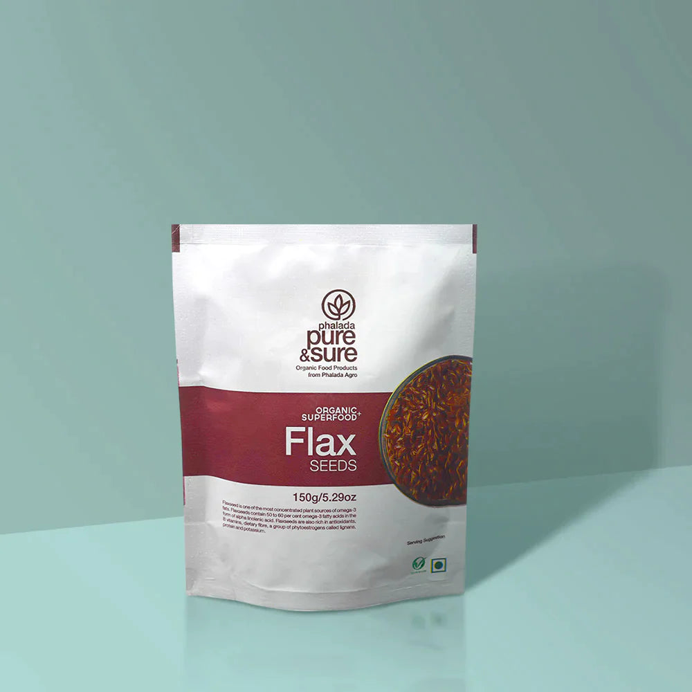 Organic Flax Seeds-150 g-Pure & Sure