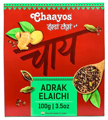 Chaayos Adrak Elaichi Tea Powder (Ginger & Cardamom)