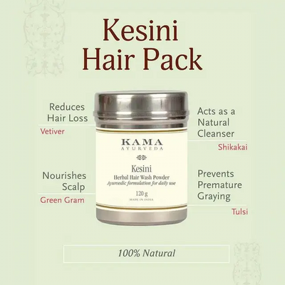 Kesini Ayurvedic Herbal Hair Wash Powder - Kama Ayurveda