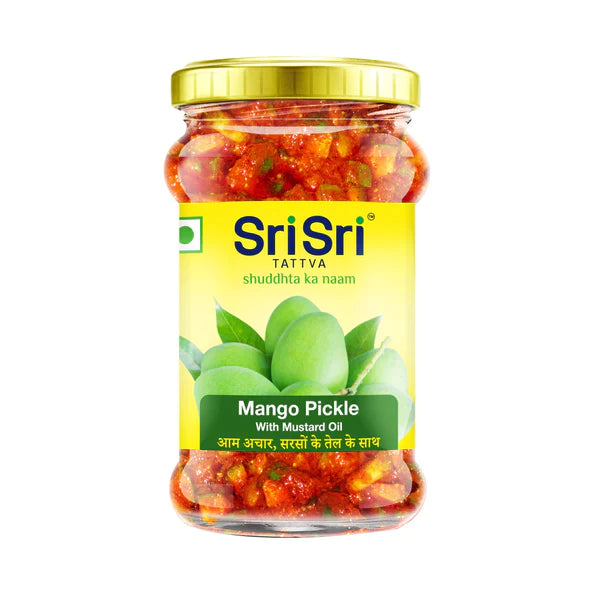 Mango Pickle - Mustard Oil, 300 g -  Sri Sri Tattv