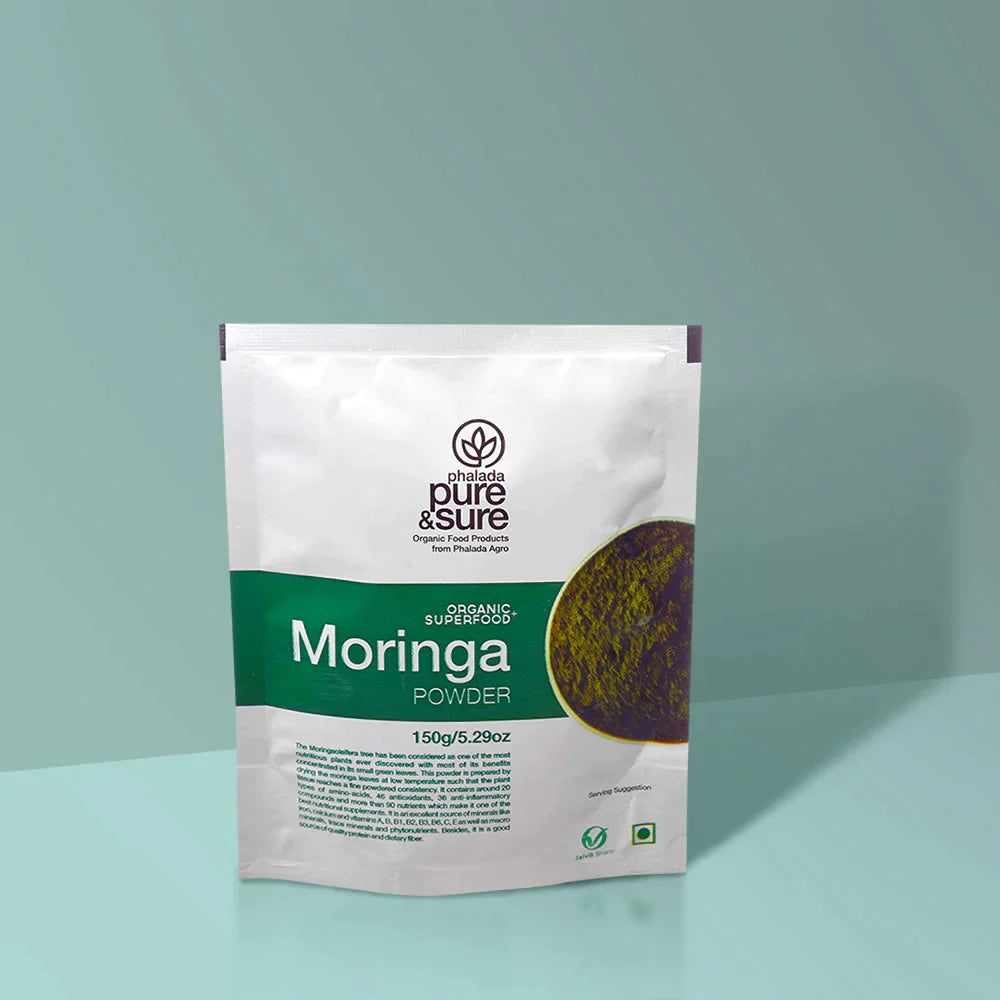 Organic Moringa Powder - 150 g-Pure & Sure