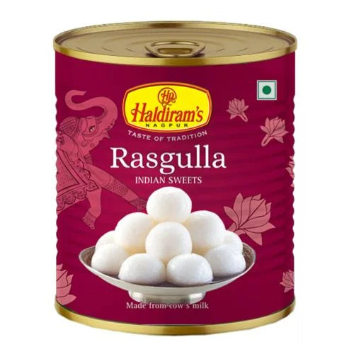 Tin Rasgulla (1 Kg) - Haldiram's