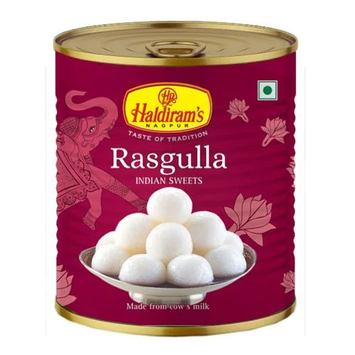Tin Rasgulla (1 Kg) - Haldiram's