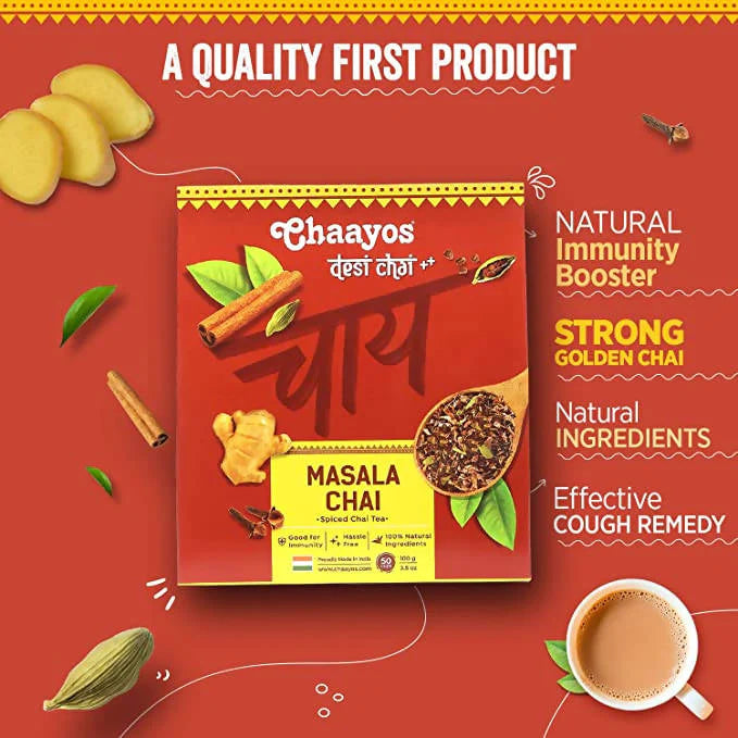 Chaayos Masala Chai Spiced Chai Tea